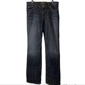 David Kahn Boot Cut Jeans Wear Women’s Black With a Faded Design. Size 10